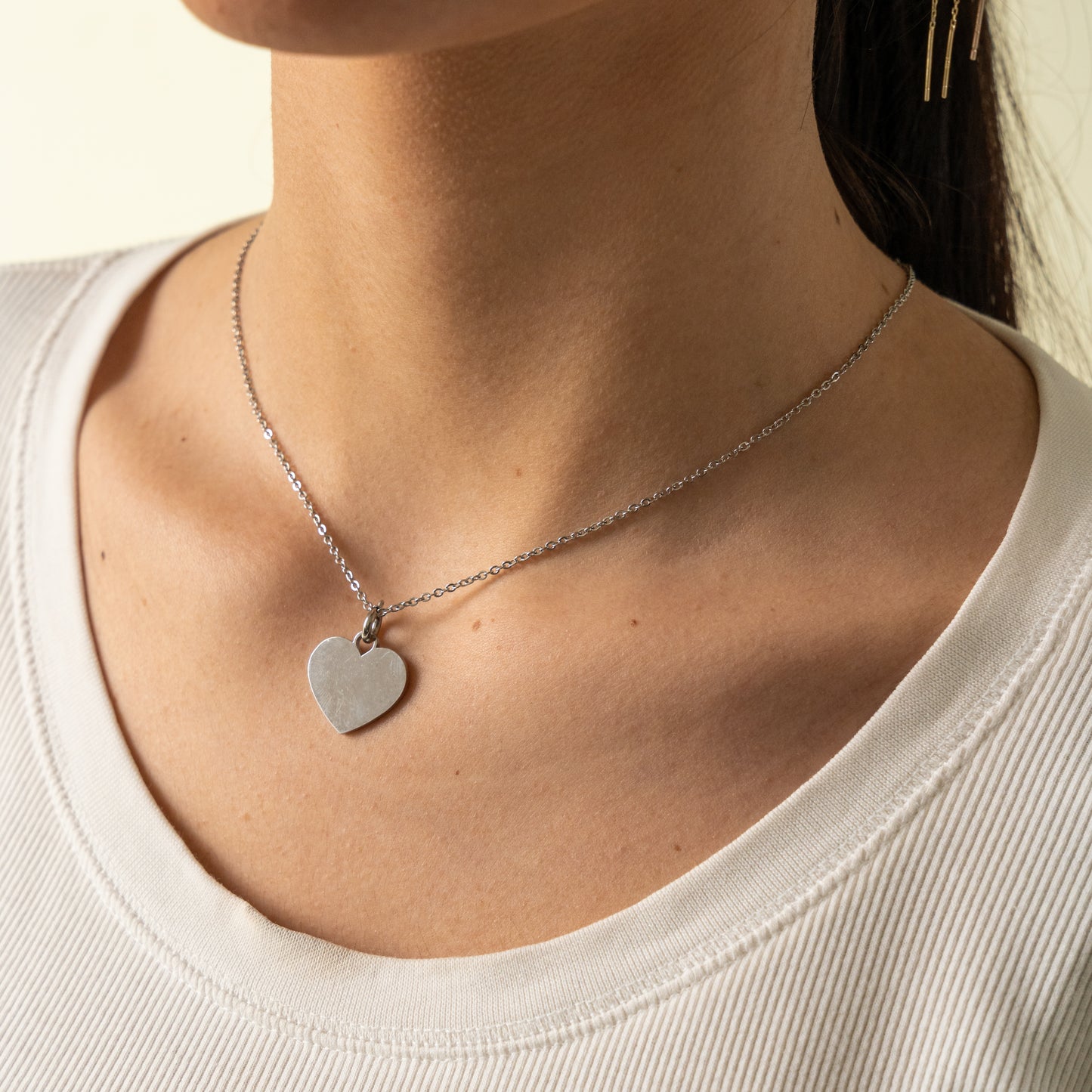 Collana con ciondolo cuore personalizzabile