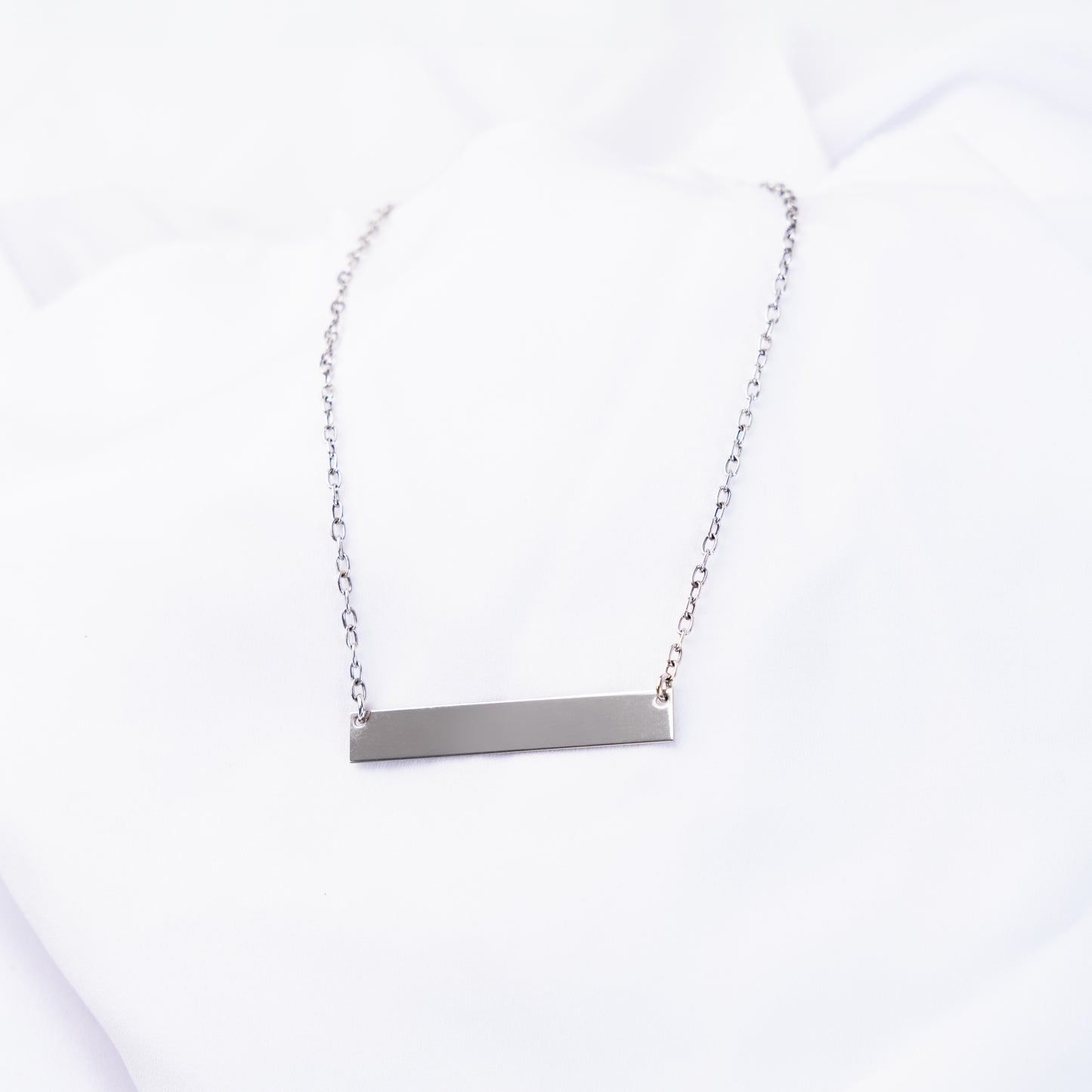 Collana targhetta