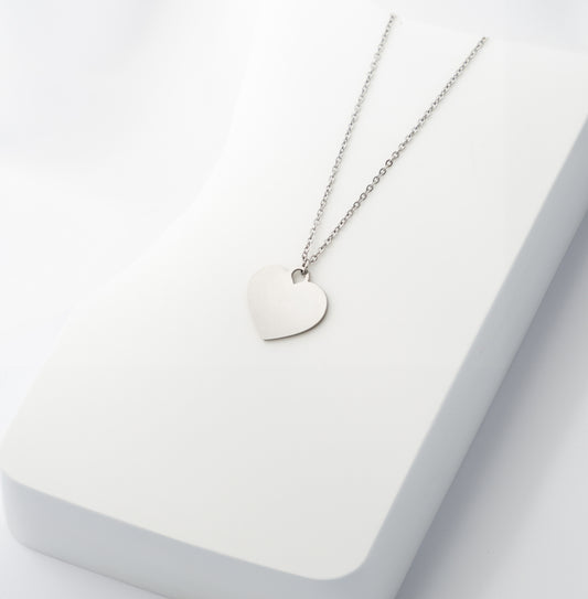 Collana con ciondolo cuore personalizzabile
