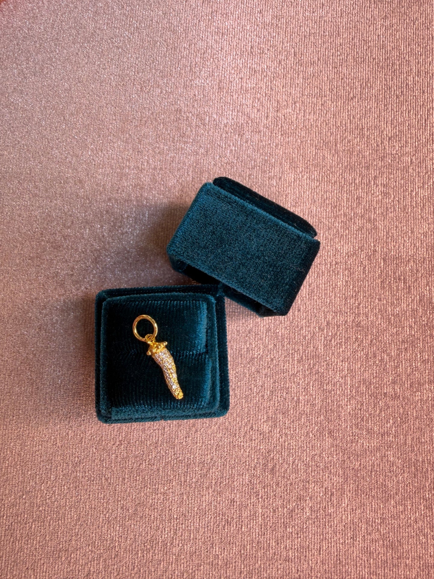 Charm cornetto portafortuna