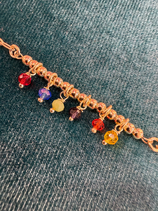 Bracciale pietre colorate
